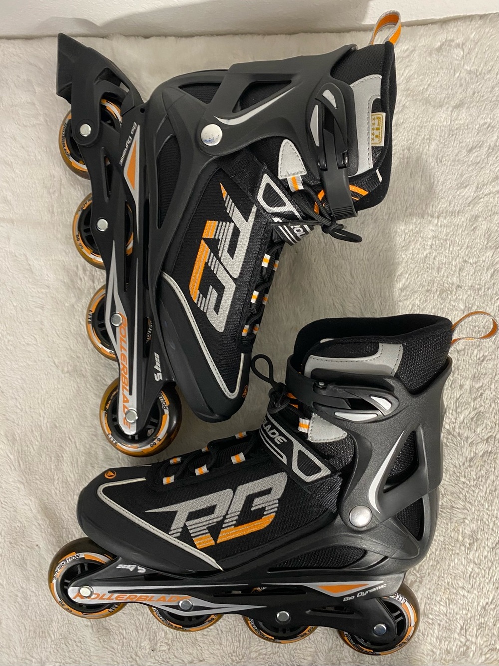 Rollerblade Zetrablade SG5 Inline Skates Men’s Size 10 Black Orange
